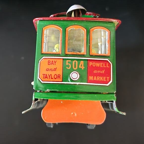 VTG Bell Ringing San Francisco Cable Car Municipal Railway # 504 Toy Collectible - Picture 6 of 8